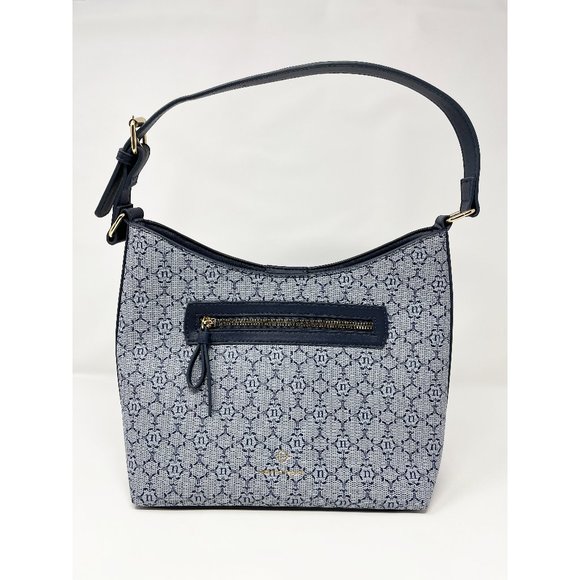 Nanette Lepore Handbags - Nanette Lepore Blue/Navy Vegan Leather Short Shoulder Purse/Bag, GREAT CONDITION